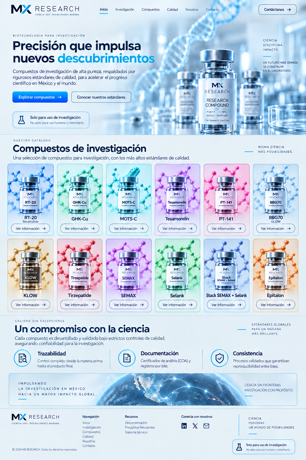 Diseño original aprobado de la sección Calidad de ANMUT